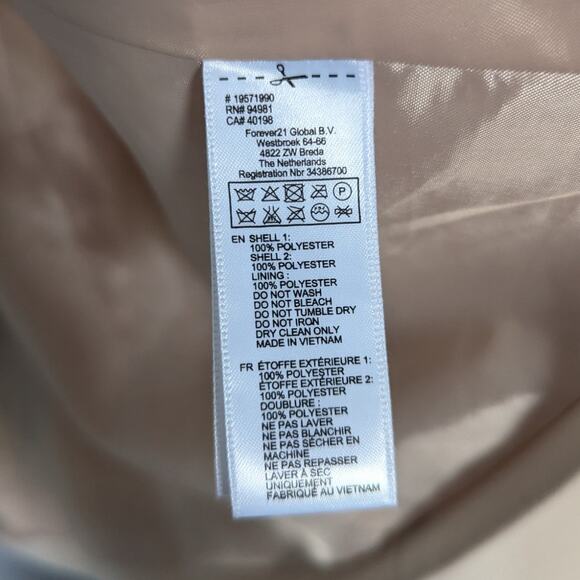 Love 21 Beige/Black Blazer Jacket size M - Picture 5 of 5